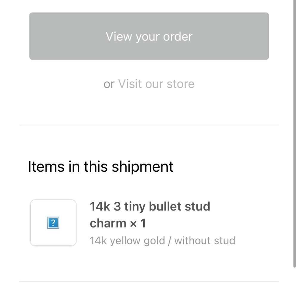 Zoe Chicco Solid 14k Yellow Gold 3 Bullet Stud Charm/Jacket (Single) - Picture 5 of 5